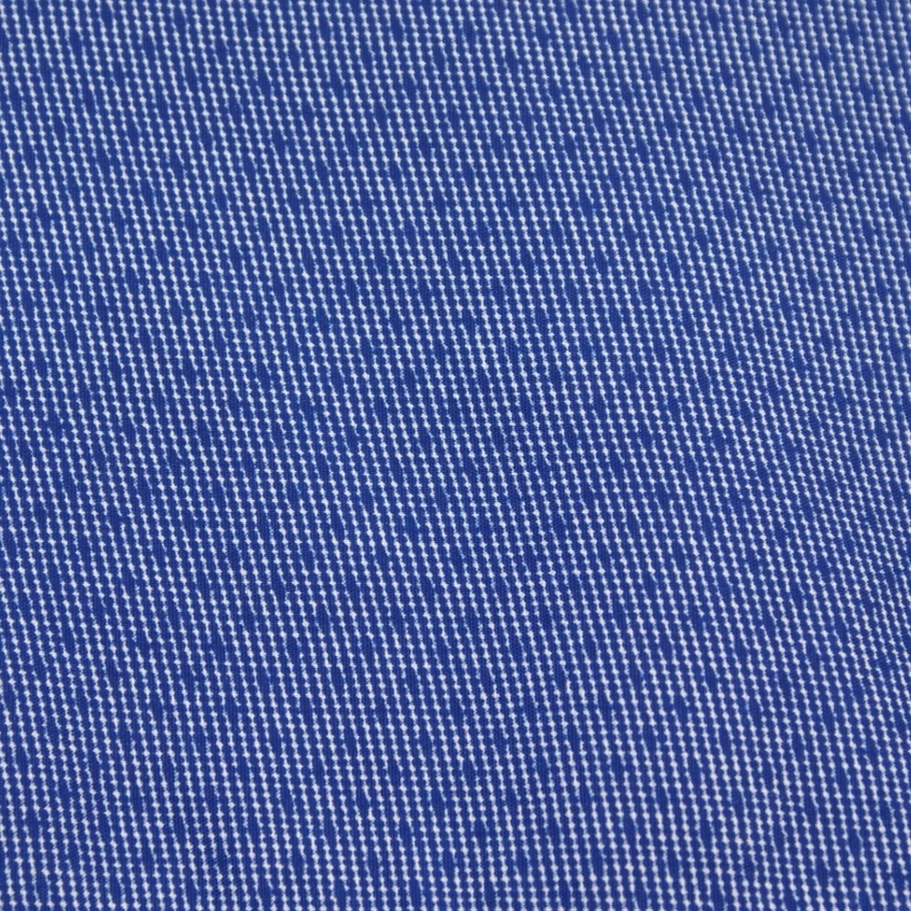 Save the Ocean Men XXL Blue Micro Pattern Short Sleeve Button Down Shirt Stretch - Picture 7 of 7